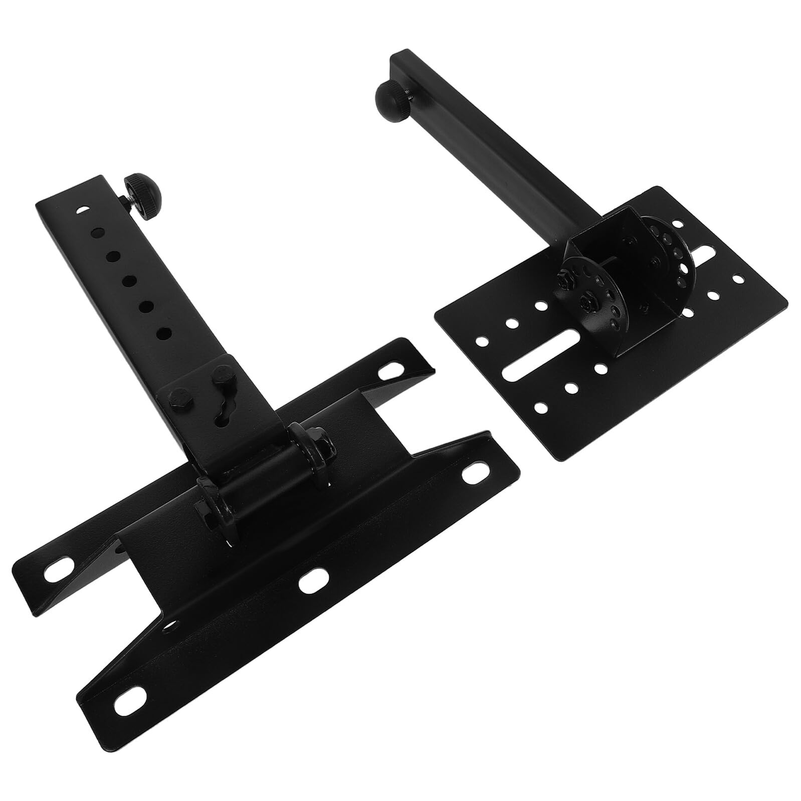 TEHAUX Support Mural Réglable pour Enceintes avec Bras Extensibles Stable pour Systèmes Audio de Karaoké Salles de Scène