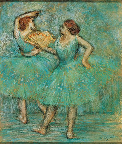 Two Dancers Edgar Degas Cadre Noir Mat Medium Décoration Murale