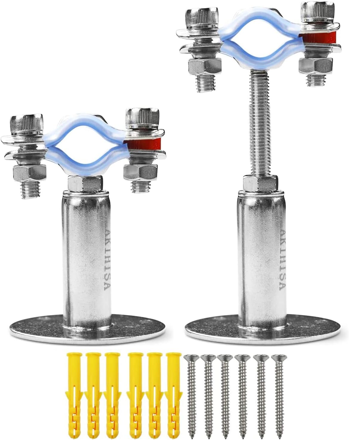 WYKA 3/4 Inch Wall Mount Ceiling Mount Pipe Support Ring Hanger,2 PCS