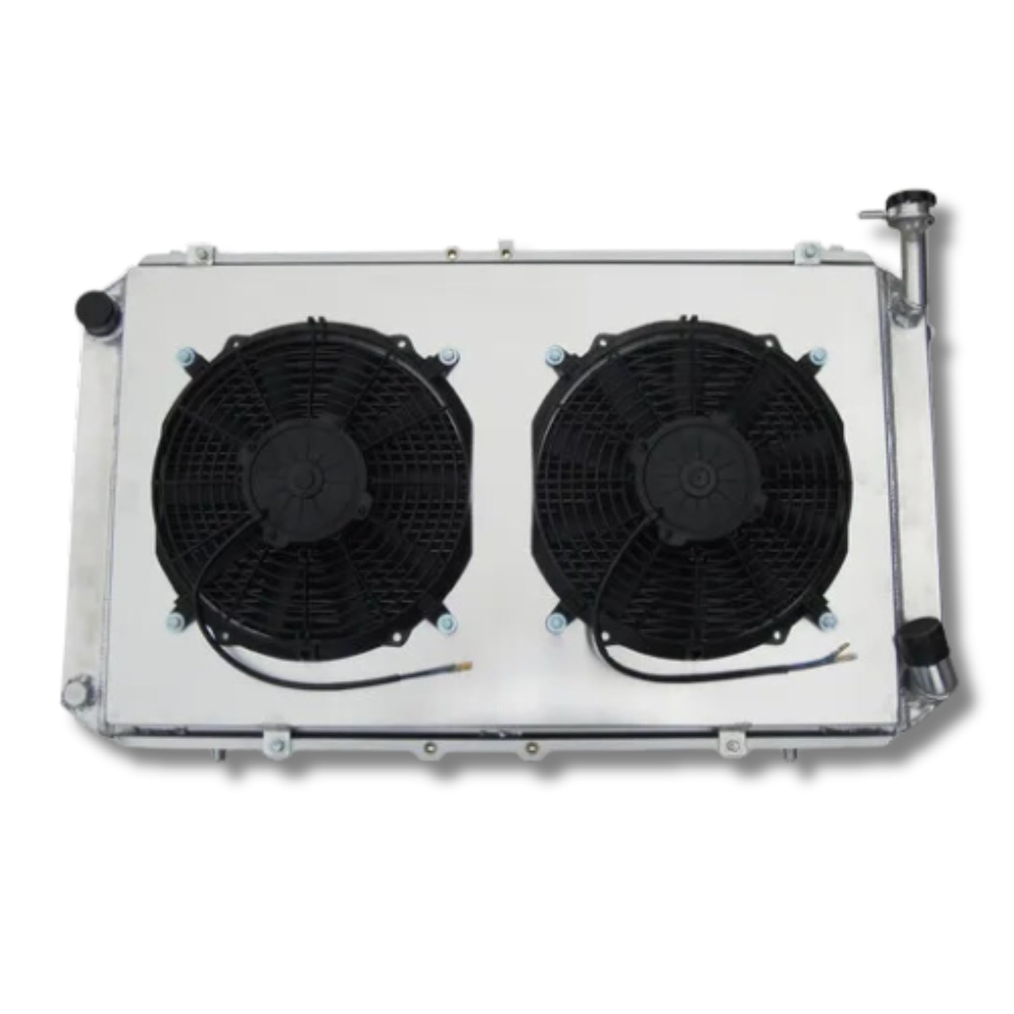 Electroventiladores compatible con Nissan Patrol 260 + Y60 para substituir embrague viscoso.