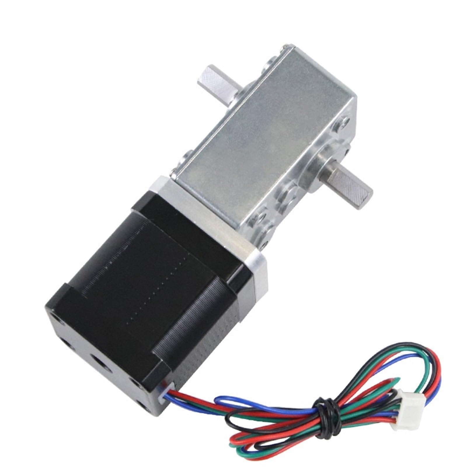 Produktbild von GTPBAO Nema 17 Schneckengetriebemotor 1,8° – 1,7 A, 2-Phasen, 4-Draht, Übersetzung 1:100