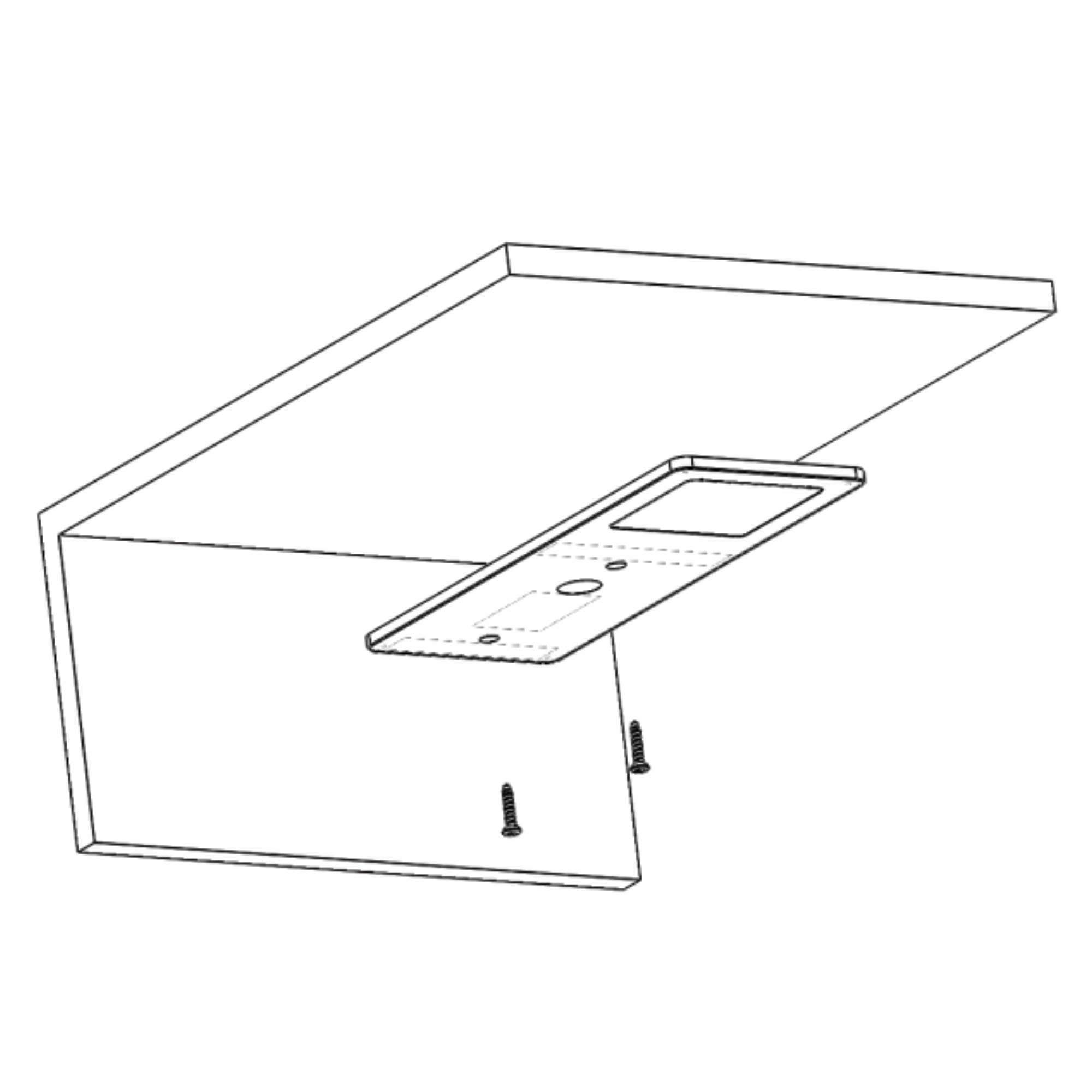 kalb | Faretto LED da incasso da 5 W – Lampada da cucina molto piatta con funzione touch, faretto da incasso, a scelta: set da 2 pezzi, bianco caldo