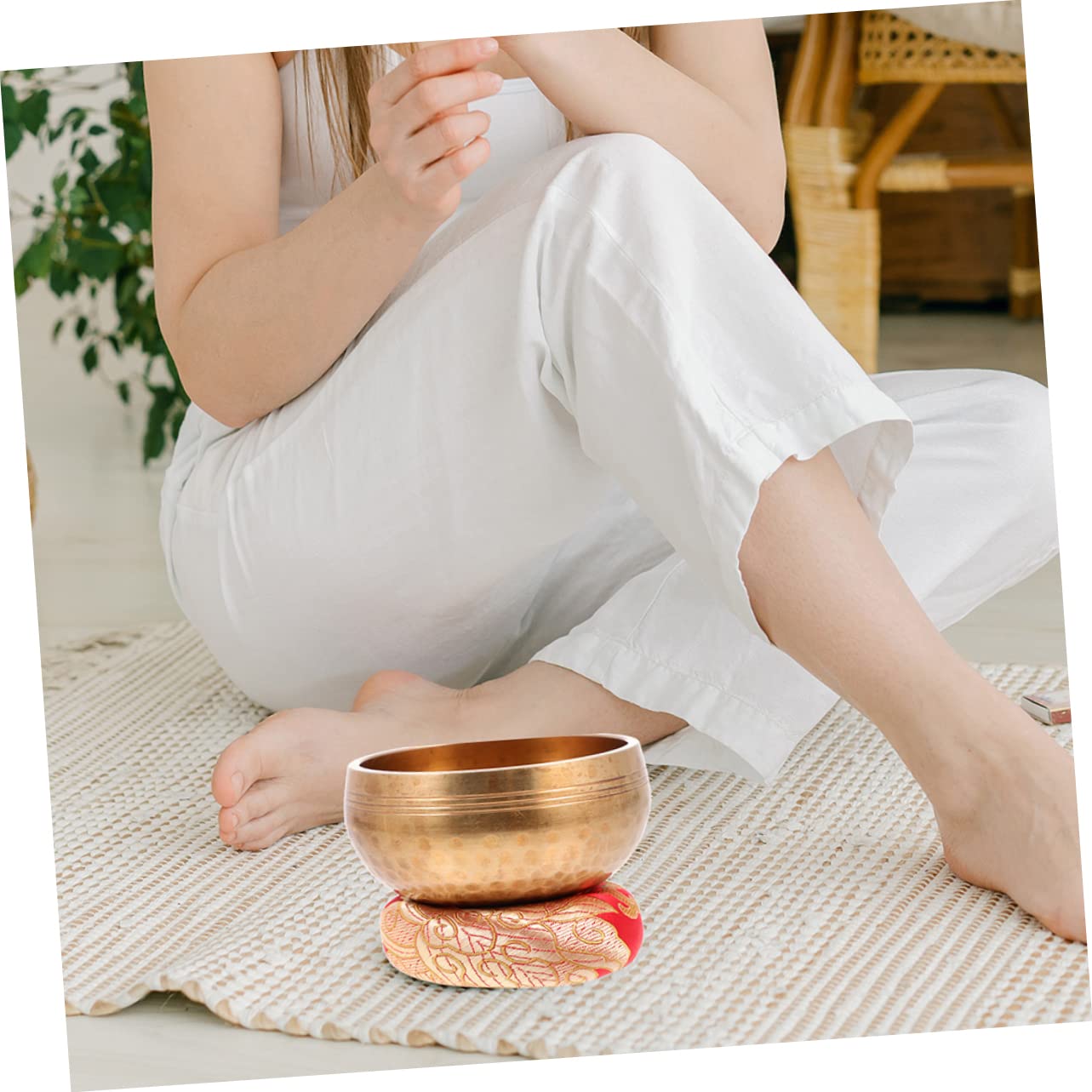 1 Set Ciotola per meditazione yoga Ciotola tibetana Ciotola per suoni Asmr Ciotola per musica da meditazione Ciotole tibetane per yoga Ciotola per il relax Pietre chakra Ciotola Nepal Martello Acce