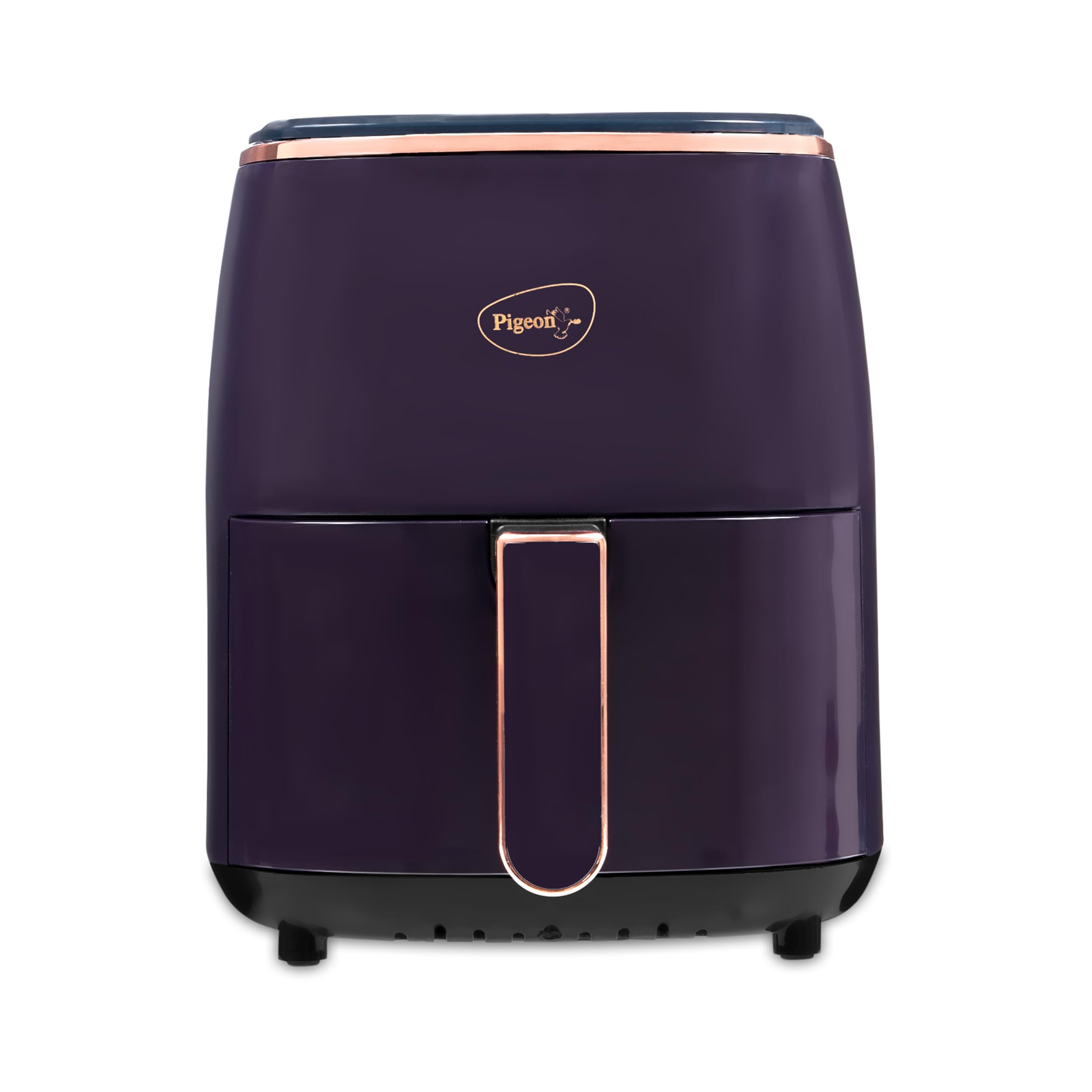 Pigeon Healthifry Plus Digital Air Fryer, 360° High Speed Air Circulation Technology 1400 W with Non-Stick 4.2 L Basket - Purple-image-2