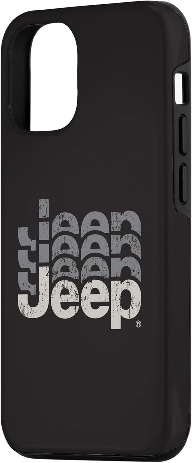 Jeep Repeating Logo Case for iPhone 12/12 Pro