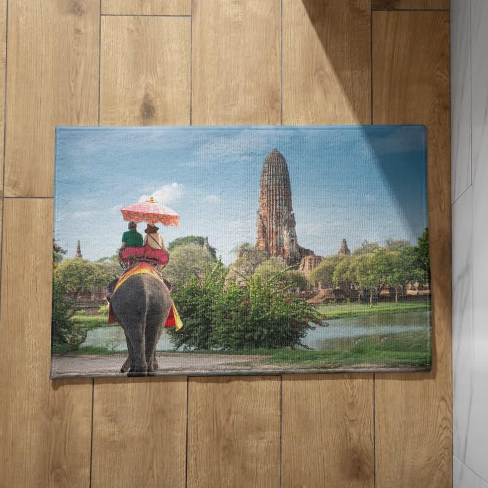 Tapis de porte humour CEVAN pour en finir avec les glissades et la saleté