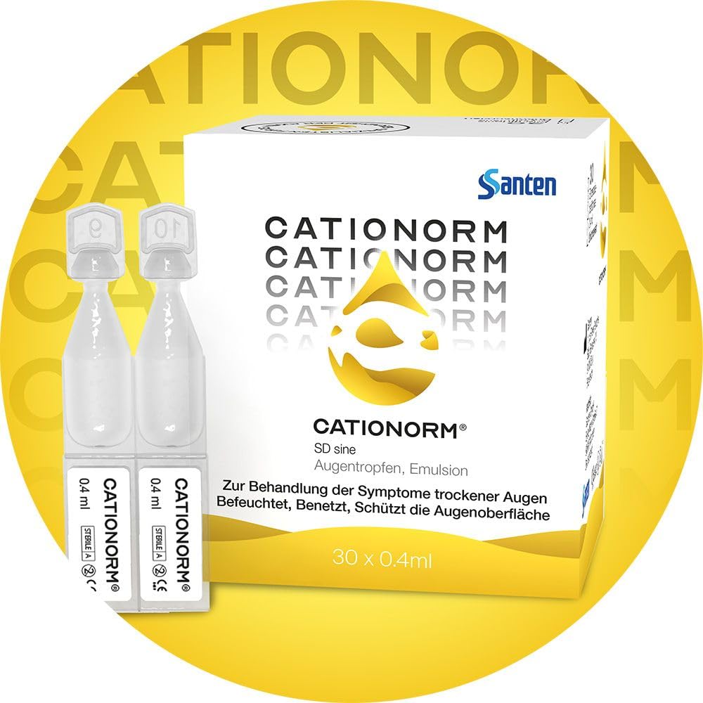 Cationorm SD sine Augentropfen Emulsion Einzeldosisbehältnisse, 30 pzas Pipetas de una sola dosis