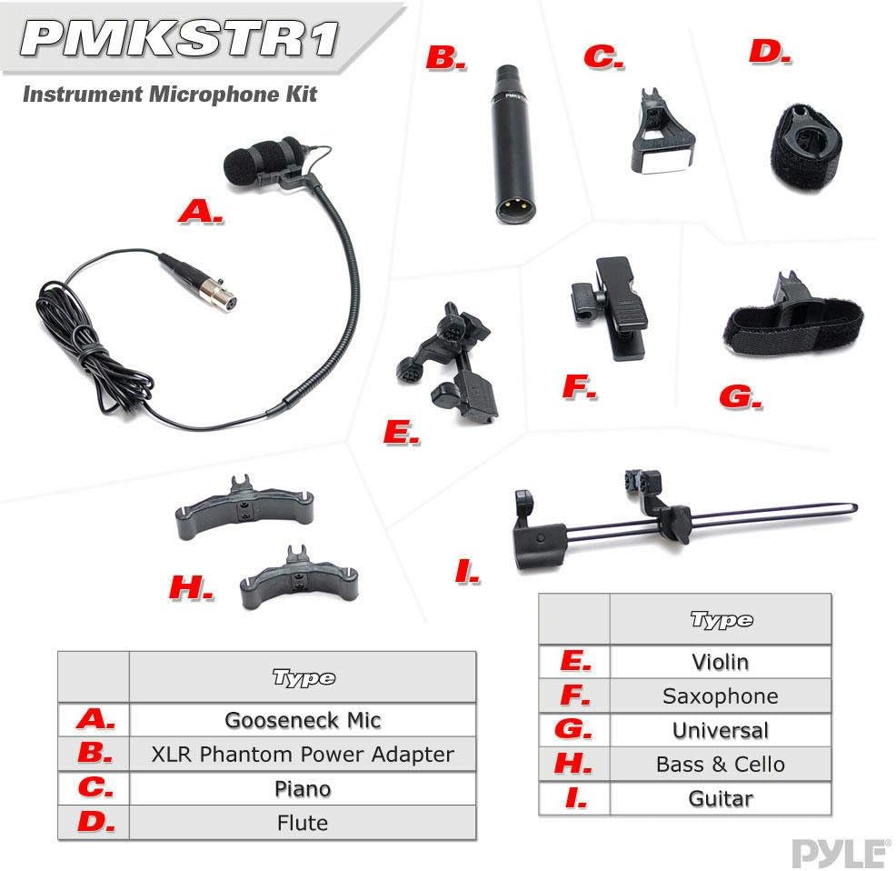 PYLE PMKSTR1 Instrument Condenser Microphone