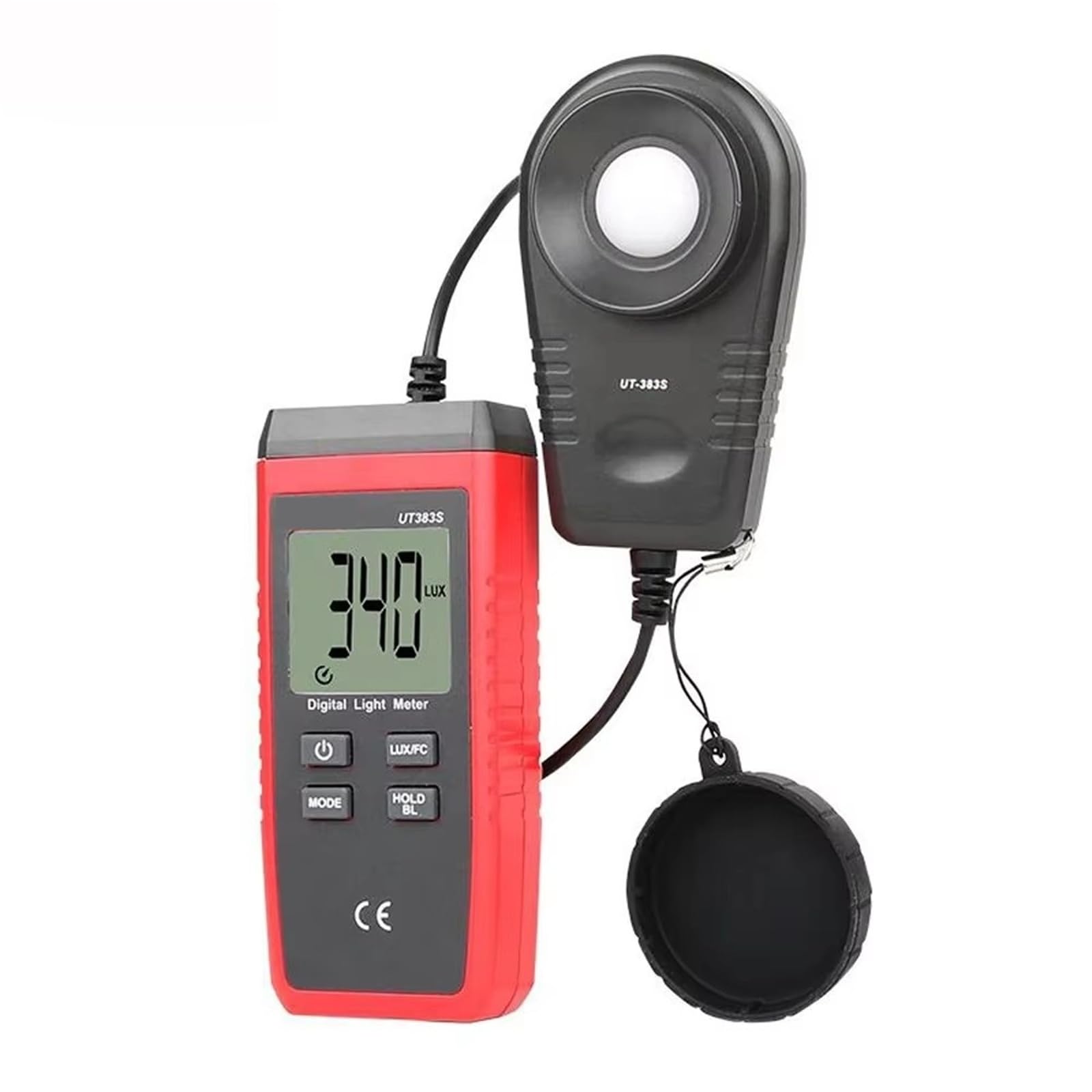 Luxómetro, Medidor de luz Luxómetro Digital 200.000 LUX Luminancia Lux Fc Prueba Max Min Iluminómetros Fotómetro profesional