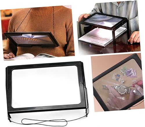 Miniatura 8 de DOITOOL 4 a4 Lámpara de escritorio para lectura Lámpara de escritorio Lupa Escritorio LED con luces Lupa Soporte de mesa Lupa LED Luz de escritorio