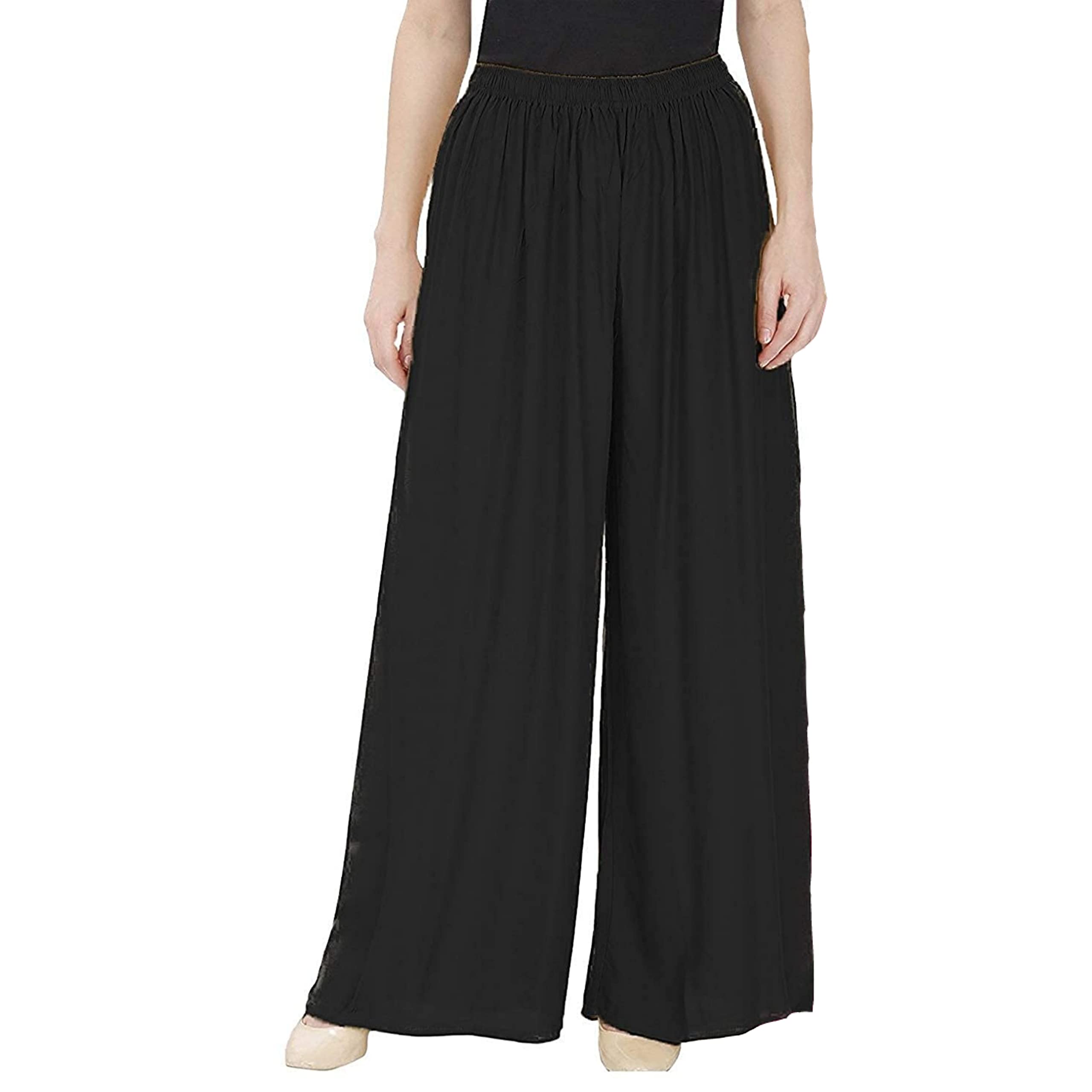 cloud star Women's Regular Fit Palazzo Soft Rayon (Free Size)-picture-34