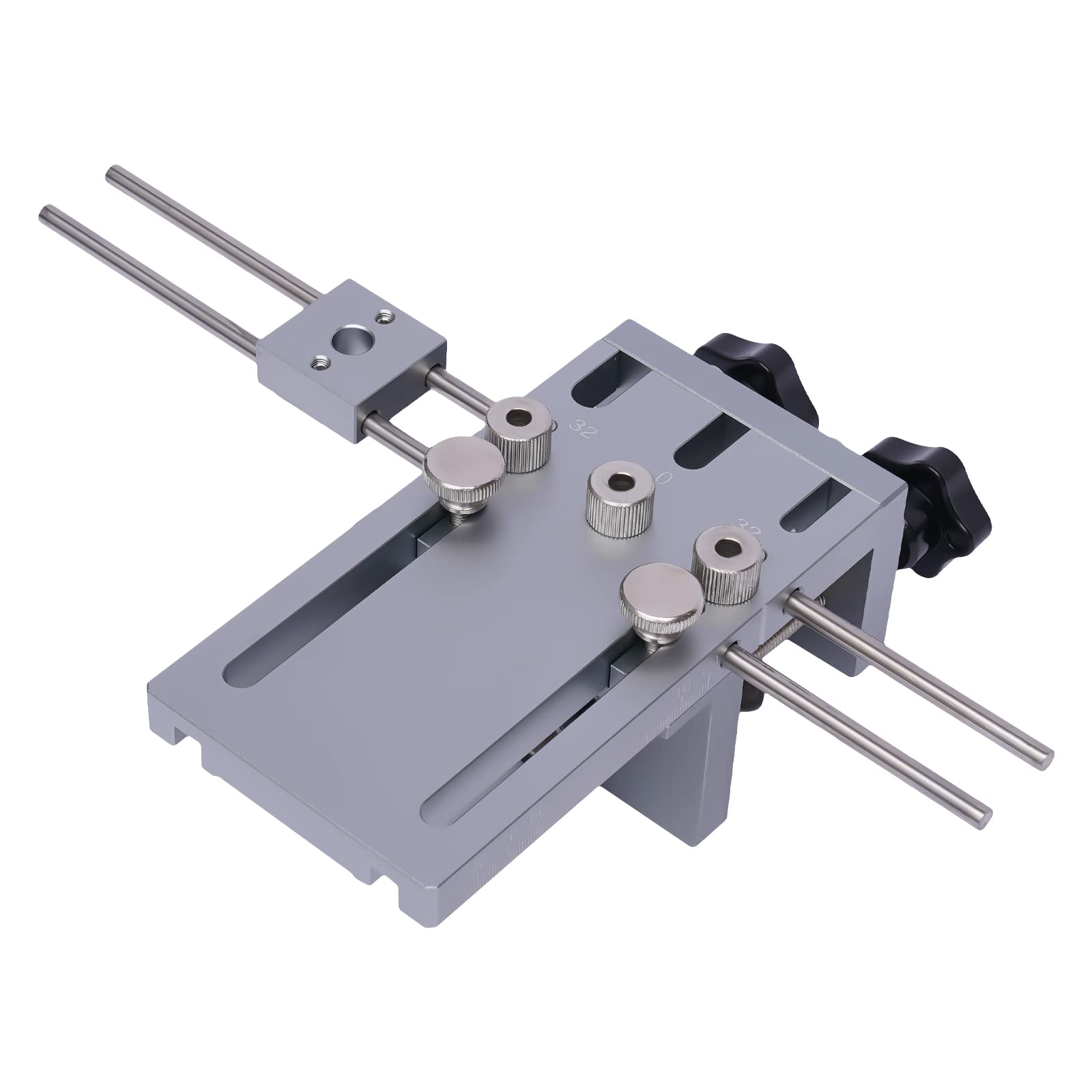 3 in 1 Bohrschablonen-Set, 6/8/10MM Zentriert Aluminium-Legierung 6061 Schnell Dübellehre Bohrlehre Bohrhilfe Doweling Jig Taschenloch-Bohrhilfe für Haus Fabrik Schule Holzbearbeitung