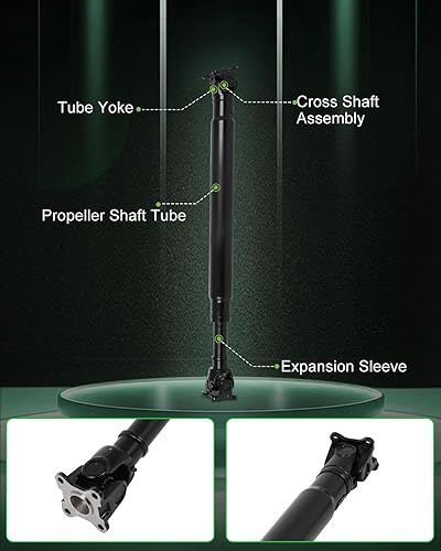 Vista 599 de SCITOO Longitud del eje de hélice del eje de transmisión delantero 36.2 pulgadas compatible con 2001-2004 para Jeep Grand para Cherokee 4.0L