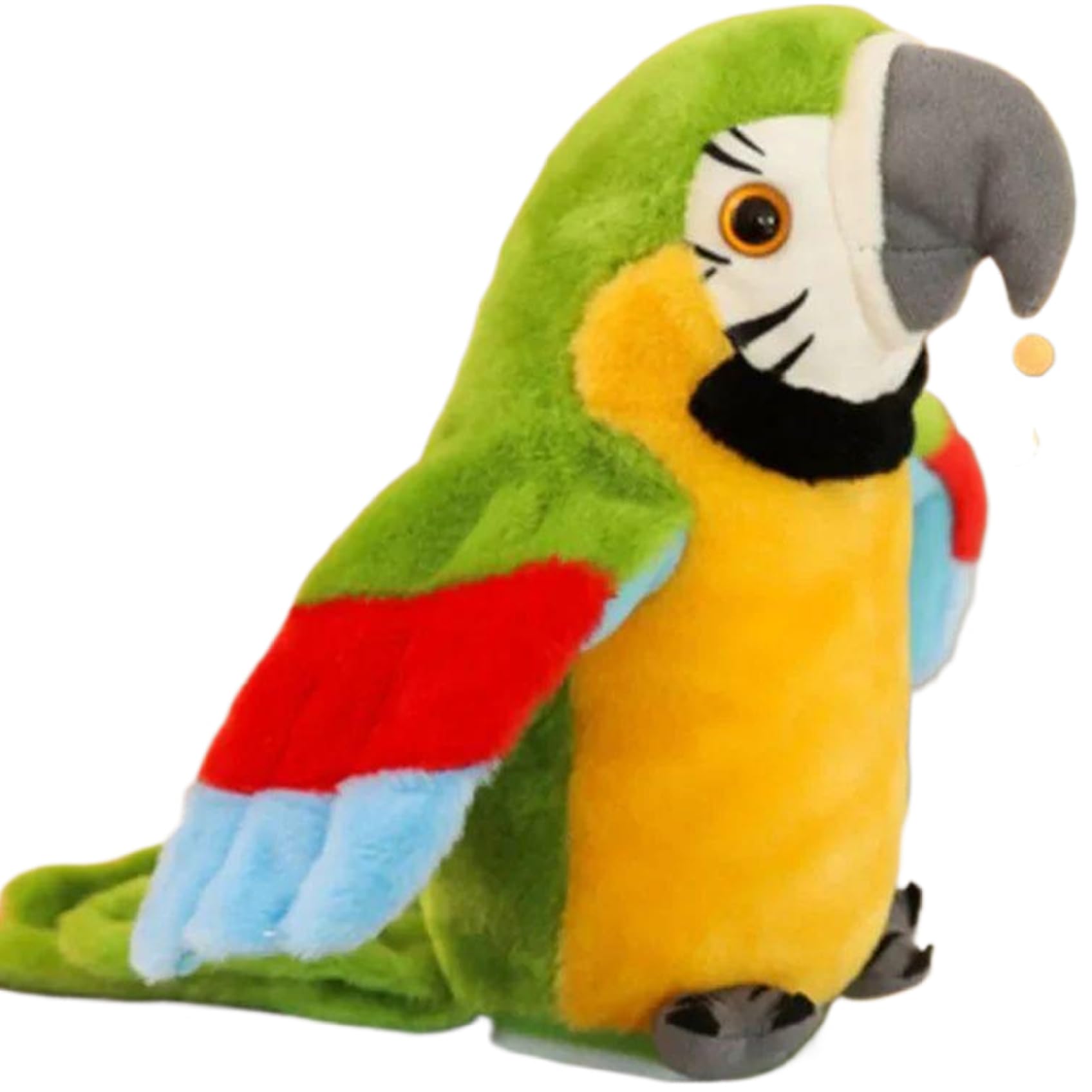 Ngbbby Talking Parrot Repeat What You Say Parrot Toys Speaking Stuffed Animals Plush Electronic