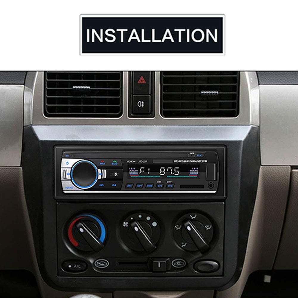 Amazon.co.jp: カーオーディオ Bluetooth対応 1din 車載MP3 カー
