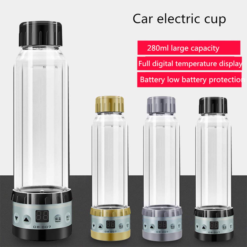 12V / 24V Coche Calentador Calentador Portátil Viaje Botella Calentador de Agua Calefacción Copa eléctrica 280ml Hervidor de Agua Hervidor de Agua Auto Accesorio