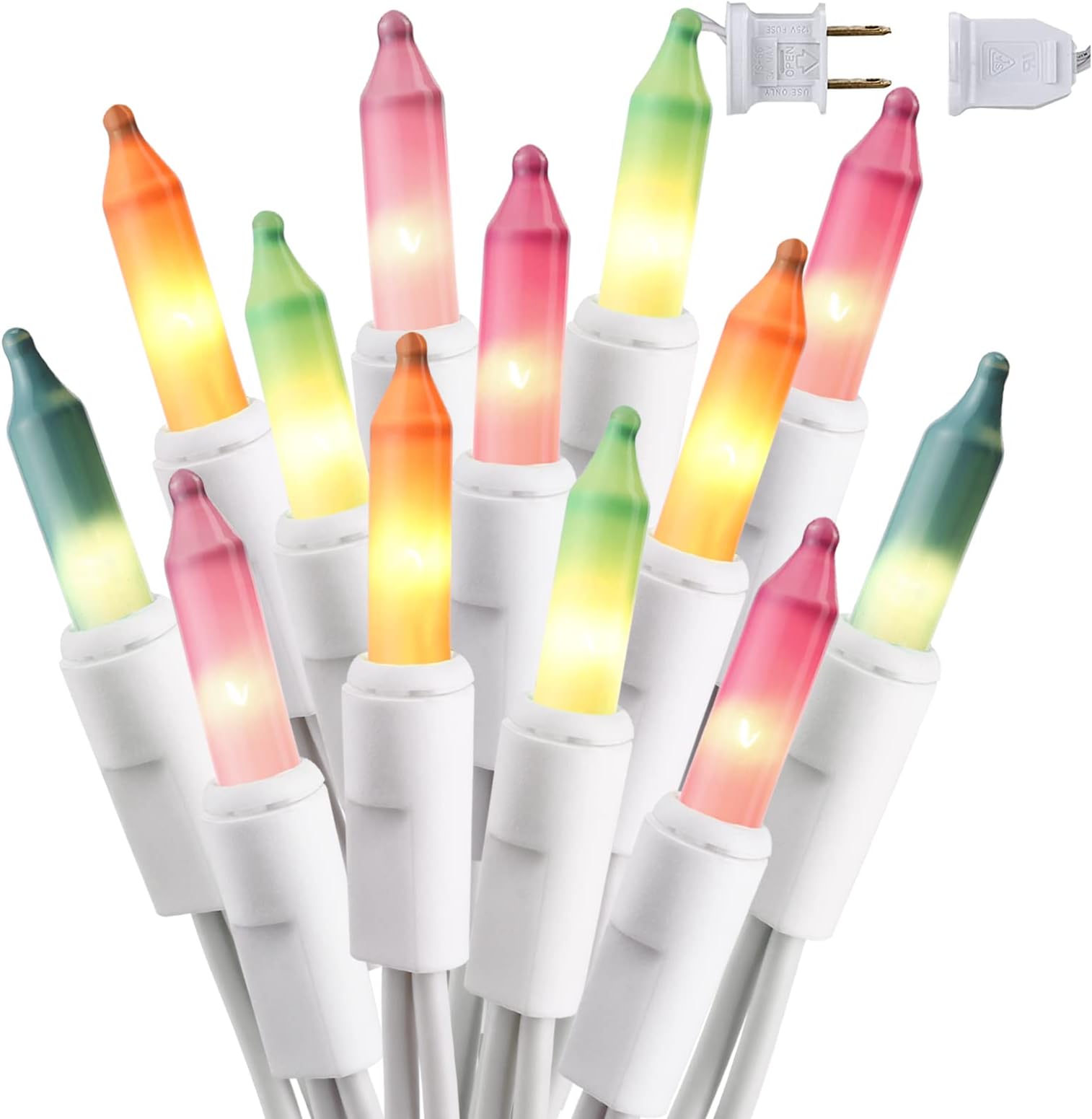 ODEETRONIC Easter String Lights, 33ft 150 Count Easter Pastel Light