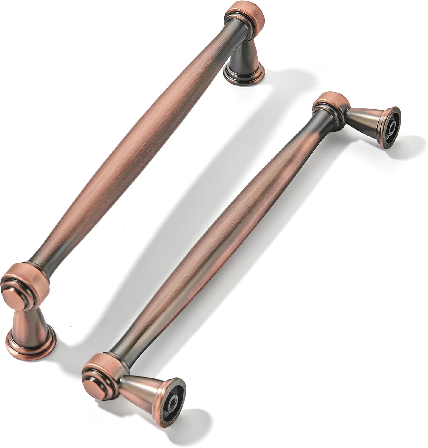 Khtumeware - 80212 Brushed Antique Copper Cabinet Pulls CTC 4 in (102 mm) 10 Pack