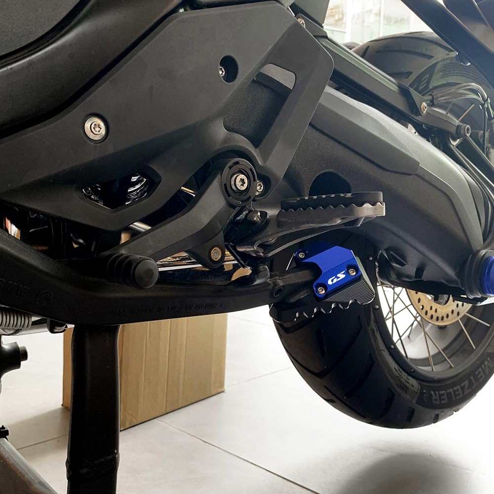 Para R1300GS ADVENTURE R 1300 GSA R1300 GS ADV 2024 2025 2026 1300gs GS1300 Accesorios Motocicleta Soporte Ampliar Placa de Apoyo Placa r1300gs 1300gsa Soporte Lateral Almohadilla de Extensión (Negro)