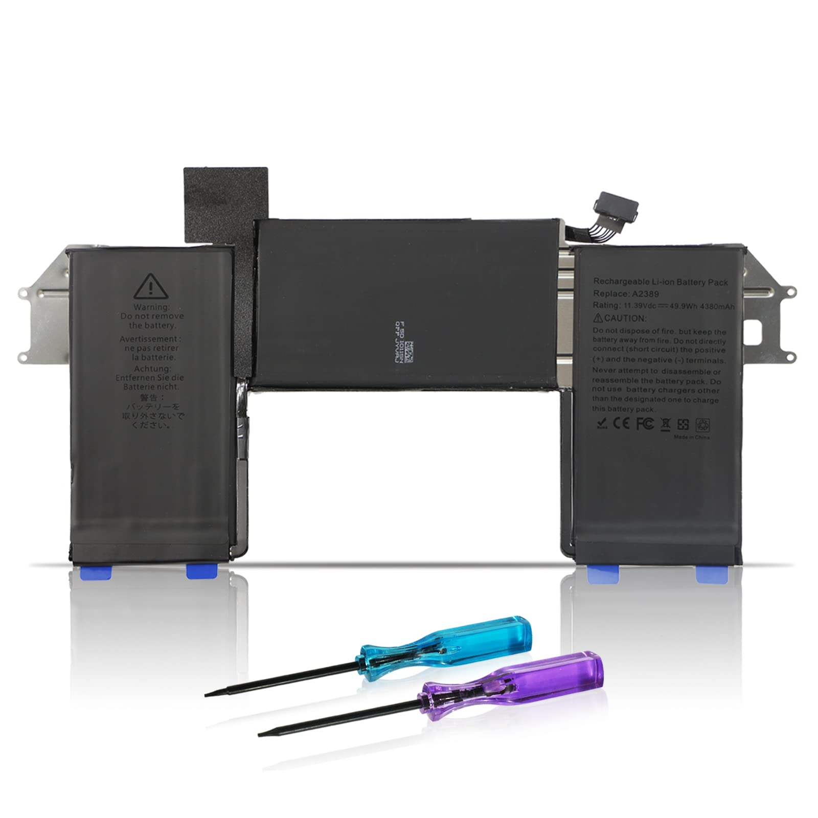 K KYUER A2389 Laptop Batería para MacBook Air 13" Model A2337 (M1, Late 2020) EMC 3598 MacBookAir10,1 MGN53LL/A MGN83LL/A MGN63LL/A MGN93LL/A MGN73LL/A MGNA3LL/A MGND3LL/A MGNE3LL/A MGN93B/A MGN63B/A