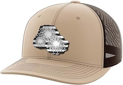 Greater Half Fireworks Black Patch Hat(Khaki/Coffee)