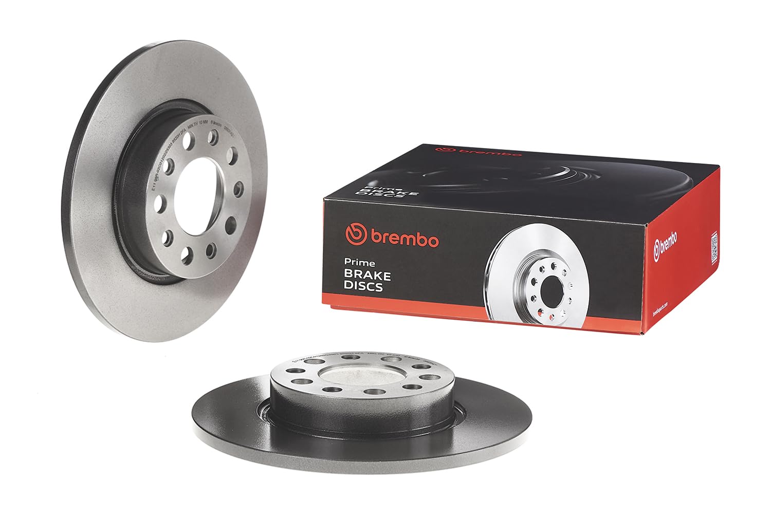 2x Brake Discs Pair Solid Rear 278mm 08.9364.21 Brembo Set 51767377 51767378 New