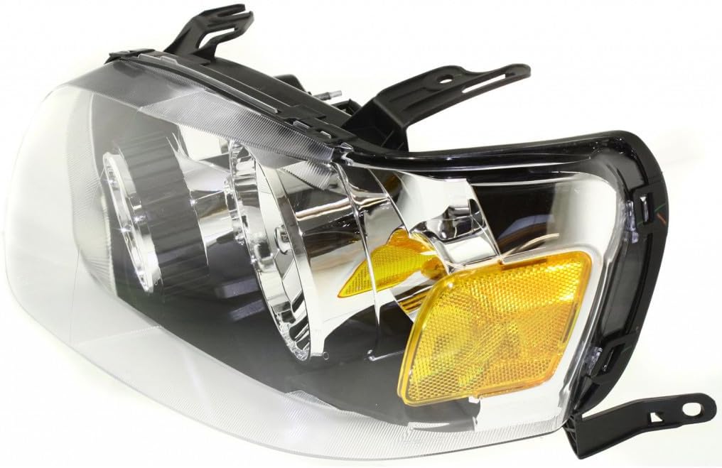 For Ford Escape 2005 2006 2007 Headlight Driver and Passenger Side | Pair | Clear Lens | Composite Type | CAPA | For FO2518102C, FO2519102C | 7L8Z13008D, 6L8Z13008AA, 7L8Z13008A, 6L8Z13008AB