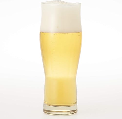 Miniatura 10 de Toyo Sasaki - Stein de vidrio para cerveza, color ámbar, 12.2 onzas líquidas (12.2 fl oz)