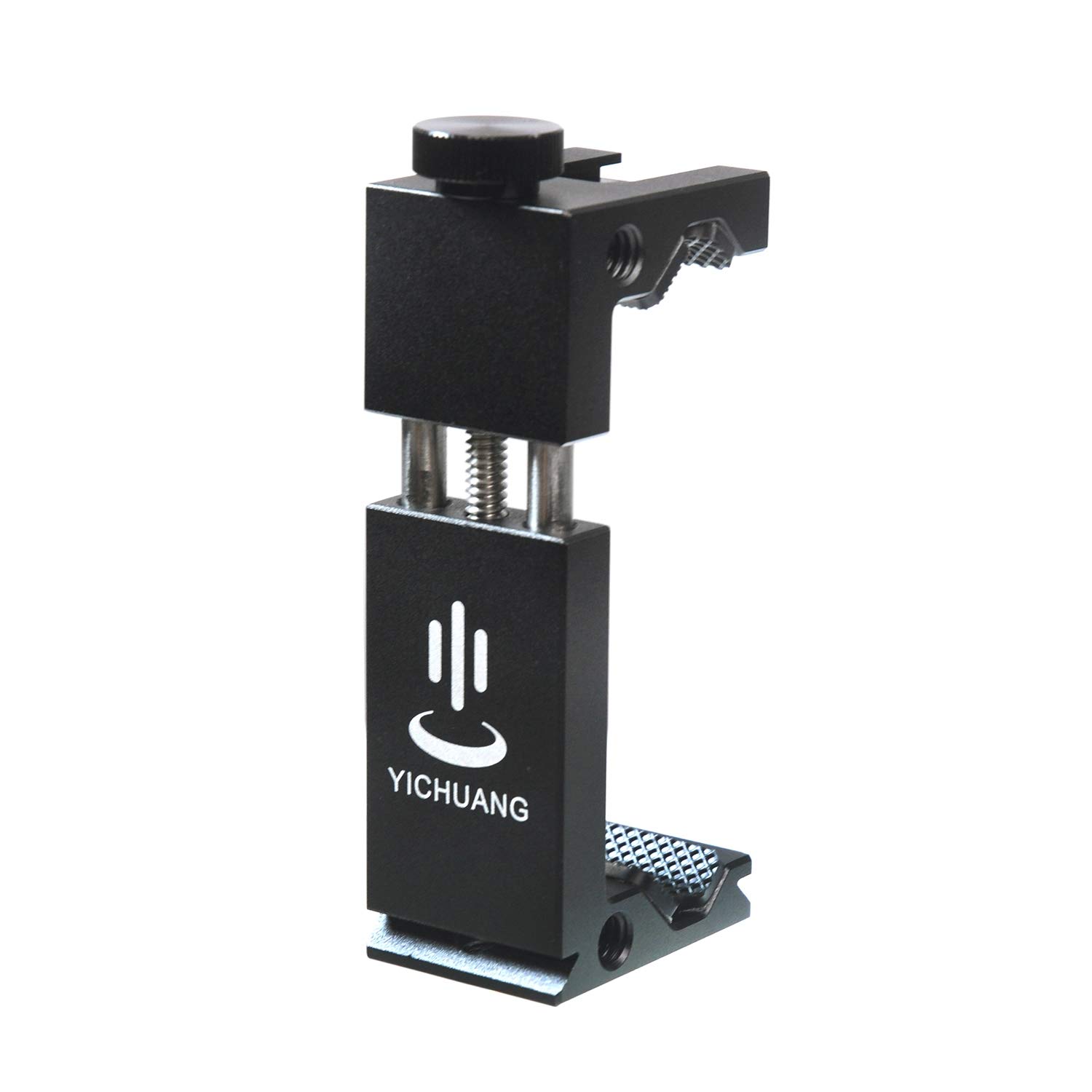NEOHOOK Iron Man Aluminum Metal Microphone Phone Tablet Action Camera Bracket for Selfie Stick and Tripod Clip Holder Clamp Adapter - Black (B08CBW1MB1) Amazon Price History, Amazon Price Tracker