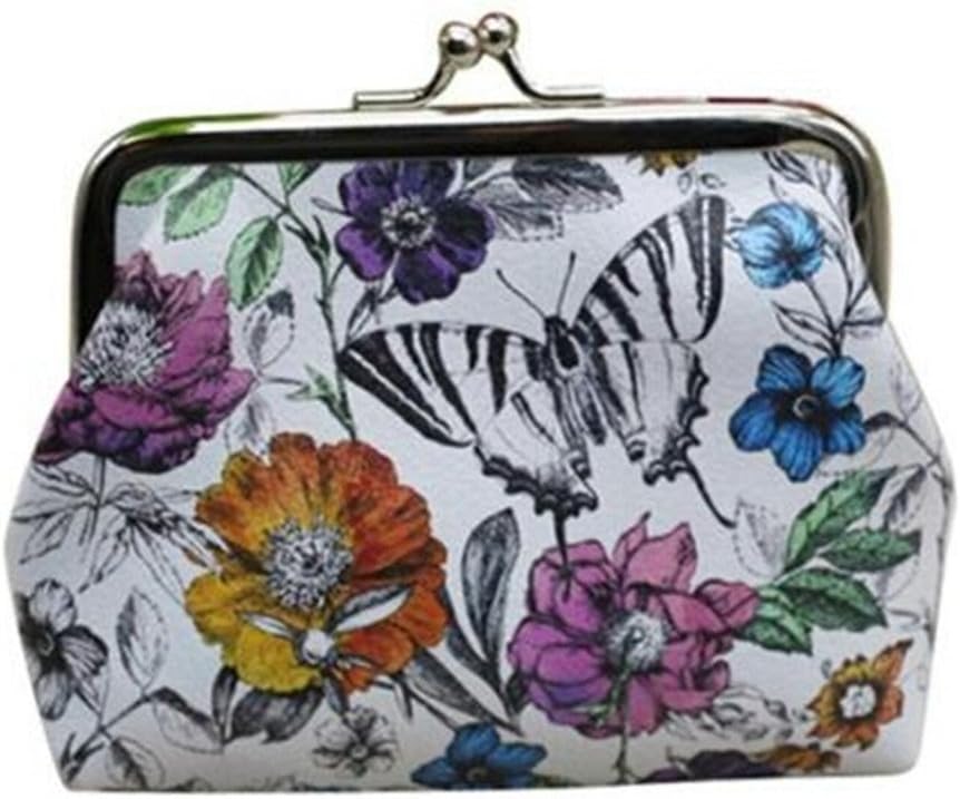 Women's Lady Animal Wallet Card Holder Coin Purse Clutch Handbag (Butterfly)