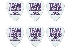 Team Jesus John 3:16 Christian Novelty Medium Guitar Picks
