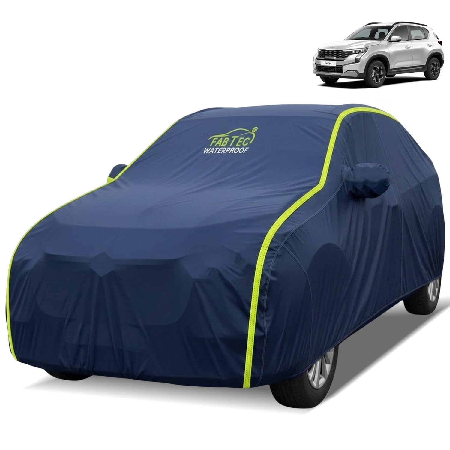 Tata Punch Car Cover - Jungle Print Waterproof -24 Tata Punch Car Cover - Jungle Print Waterproof -24