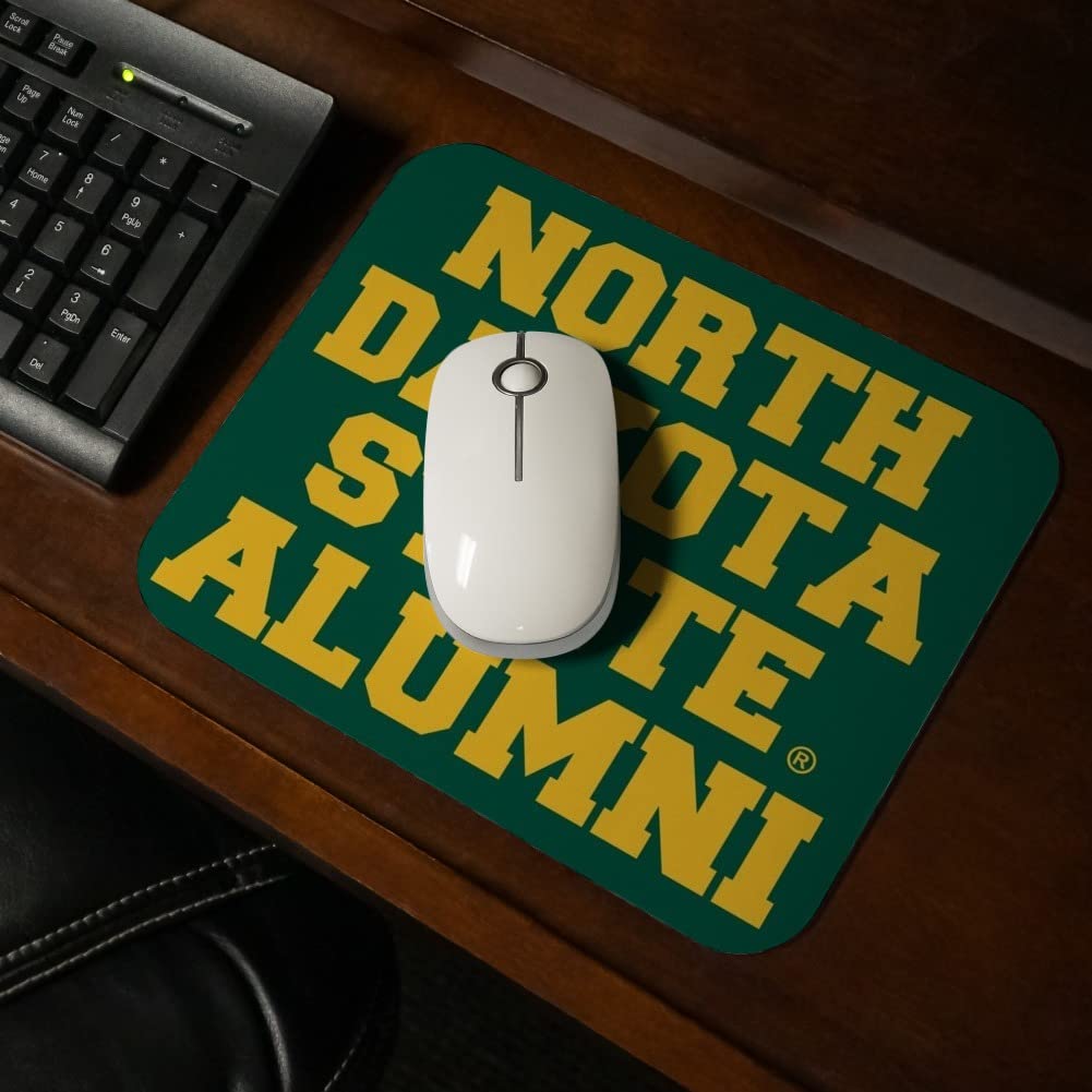 North Dakota State Bison Alumn Low Profile Thin Mouse Pad Mousepad