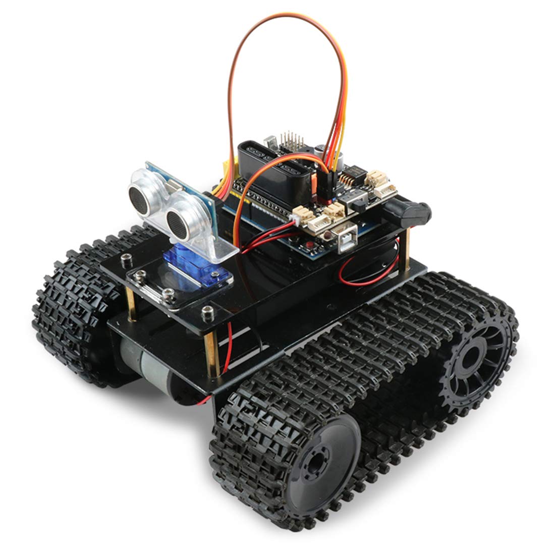 Buy LMIITAM DIY Obstacle Avoidance Smart Programmable Robot Tank ...