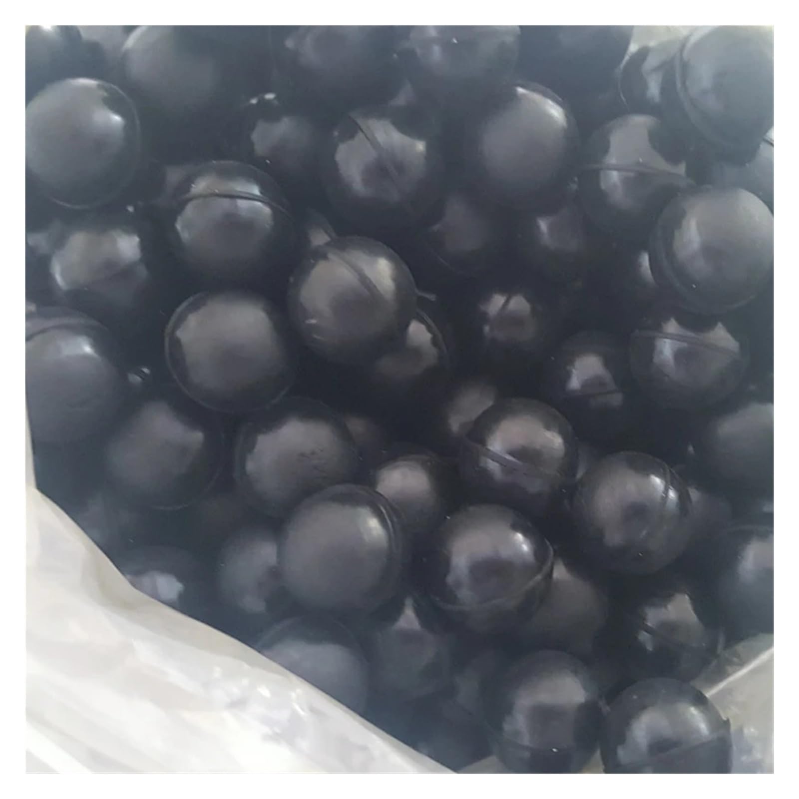 Bola de goma sintética sólida de 2mm a 30mm de diámetro, 50 Uds., bola de goma de sellado, bola de goma sintética con línea de molde pequeña (Tamaño : 20mm 50Pcs)