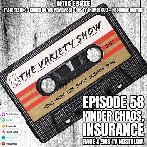 『Kinder Chaos, Insurance Rage & 90s TV Nostalgia』のカバーアート