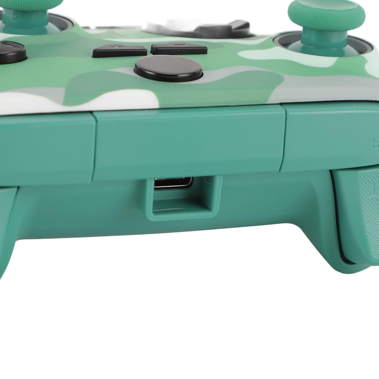 Controller di Gioco Wireless Illuminazione a LED RGB Gamepad Wireless Antiscivolo per e PC Batteria da 1000 MAh (Verde mimetico)