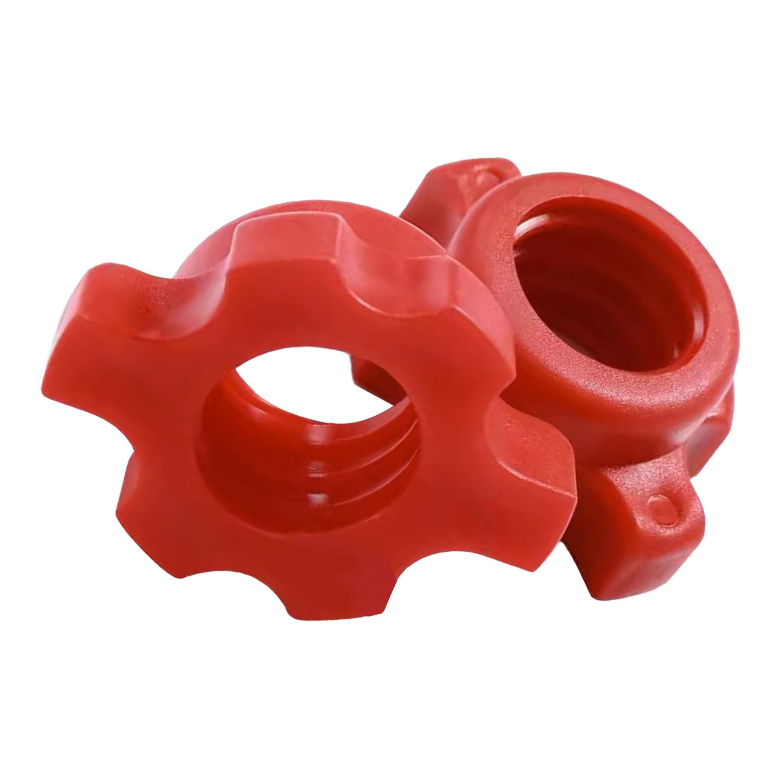 Dumbbell Nuts 2PCS Anti Slip Barbell Collar Screw Portable Spinlock Collar for Fitness Dumbbell Accessory