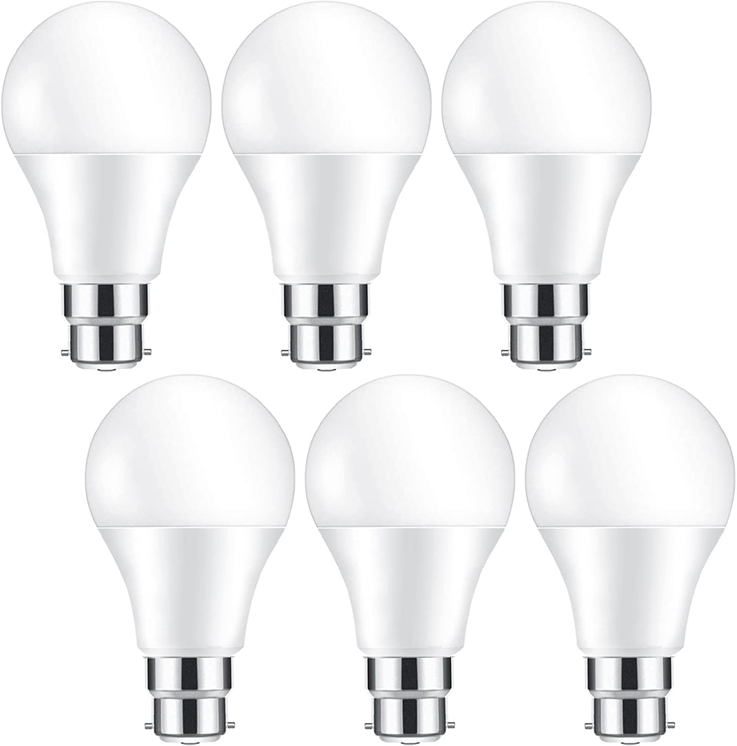 Light Bulb, X charmer B22 LED Bulbs 60W Equivalent, Warm White