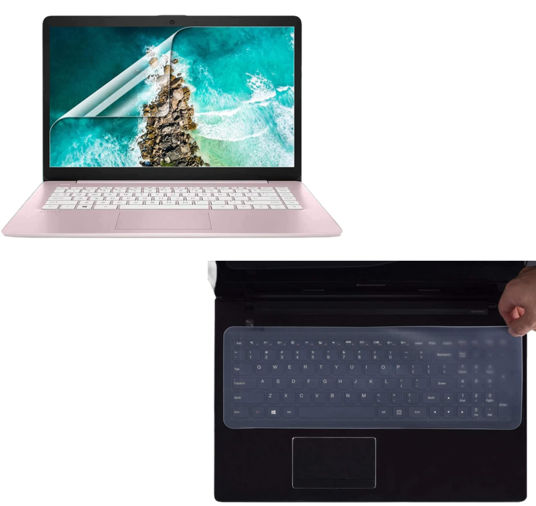 MVTECH 2 in1 Combo 15.6 inch Laptops Screen Guard with Silicone Keyboard Protector Dust Proof & Fingerprint Resistant -Clear (B09CGGYMV1) Amazon Price History, Amazon Price Tracker