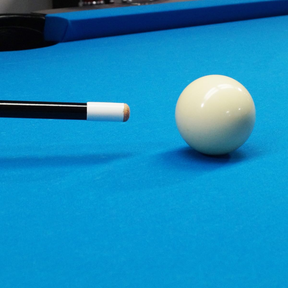 Winsport Fiberglas Billard Queue, einteiliger Glasfaser Pool Cue mit Kunststoffgriff, Outdoor Billardqueue,145 cm, 12 mm Aufsteckleder, Fiberglasqueue für Gastronomie und Jugendeinrichtungen