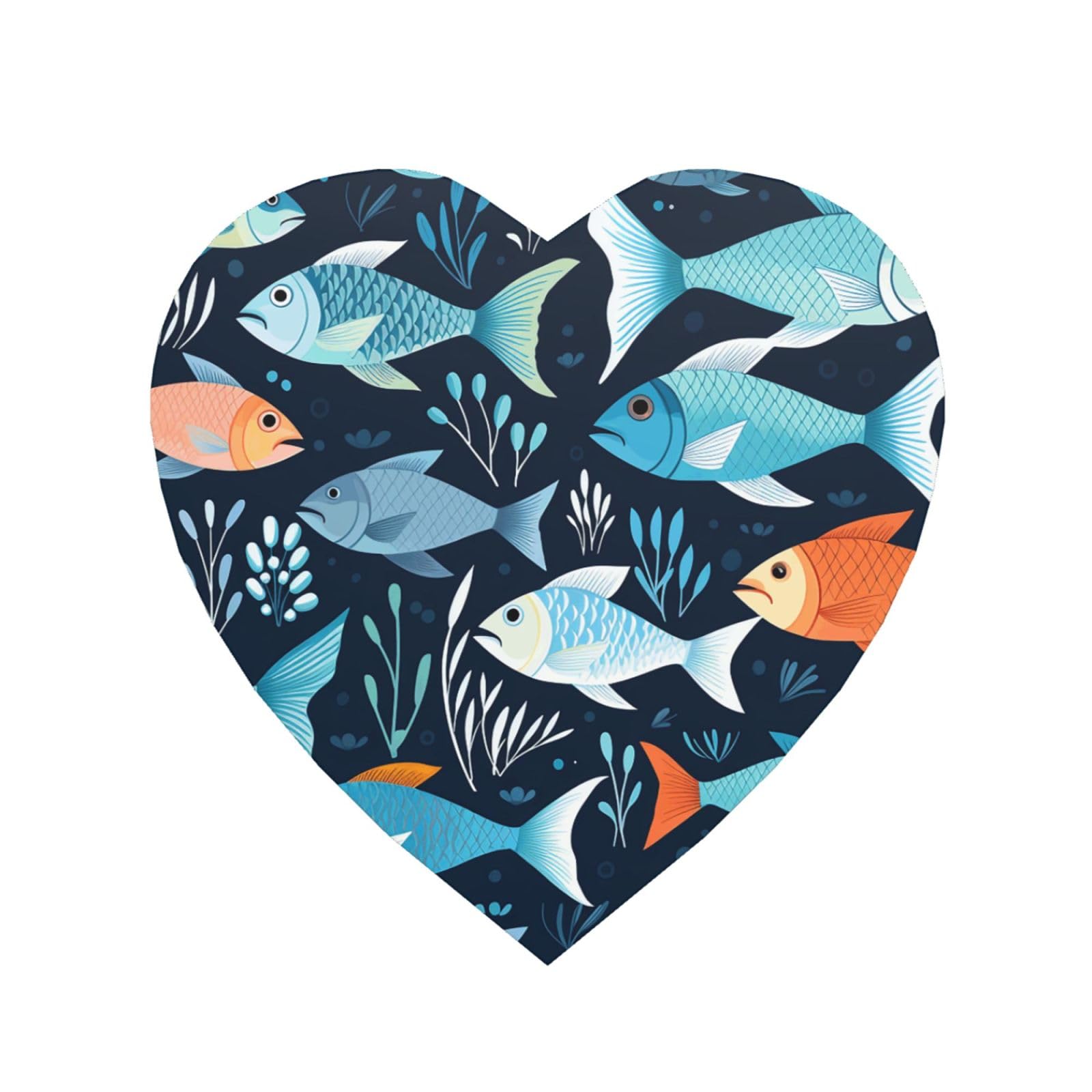 Fishes Pattern Fridge Magnets Cute Strong Refrigerator Magnets Fun Magnet for Locker Office Whiteboard Decor, Door Magnets Decorative Magnetic Stickers for Home Decor