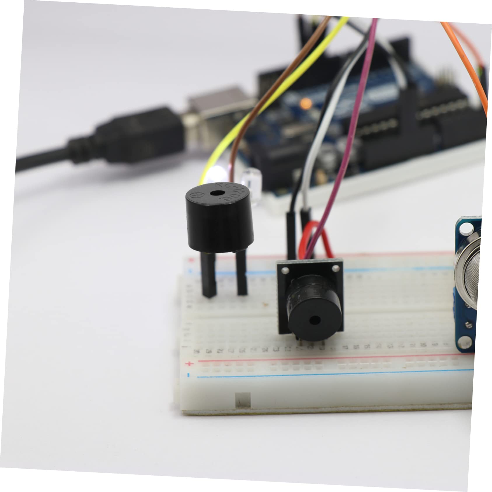 FUNOMOCYA 5sets Small Compact Electric Tone Buzzer 42ohm 5v for Warehouse Automotive 10pcs*5