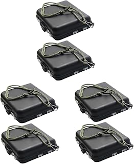 Didiseaon 6 Peças Acessórios De Pesca Suprimentos De Pesca Recipientes De Isca Portáteis Convenientes Organizador De Equipamento De Pesca Suprimentos De Pesca Suportes De Anzol Organizador