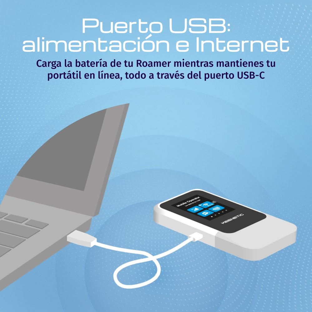 Keenetic Roamer 5G (KN-5210) Punto de Acceso móvil 5G con Wi-Fi 6