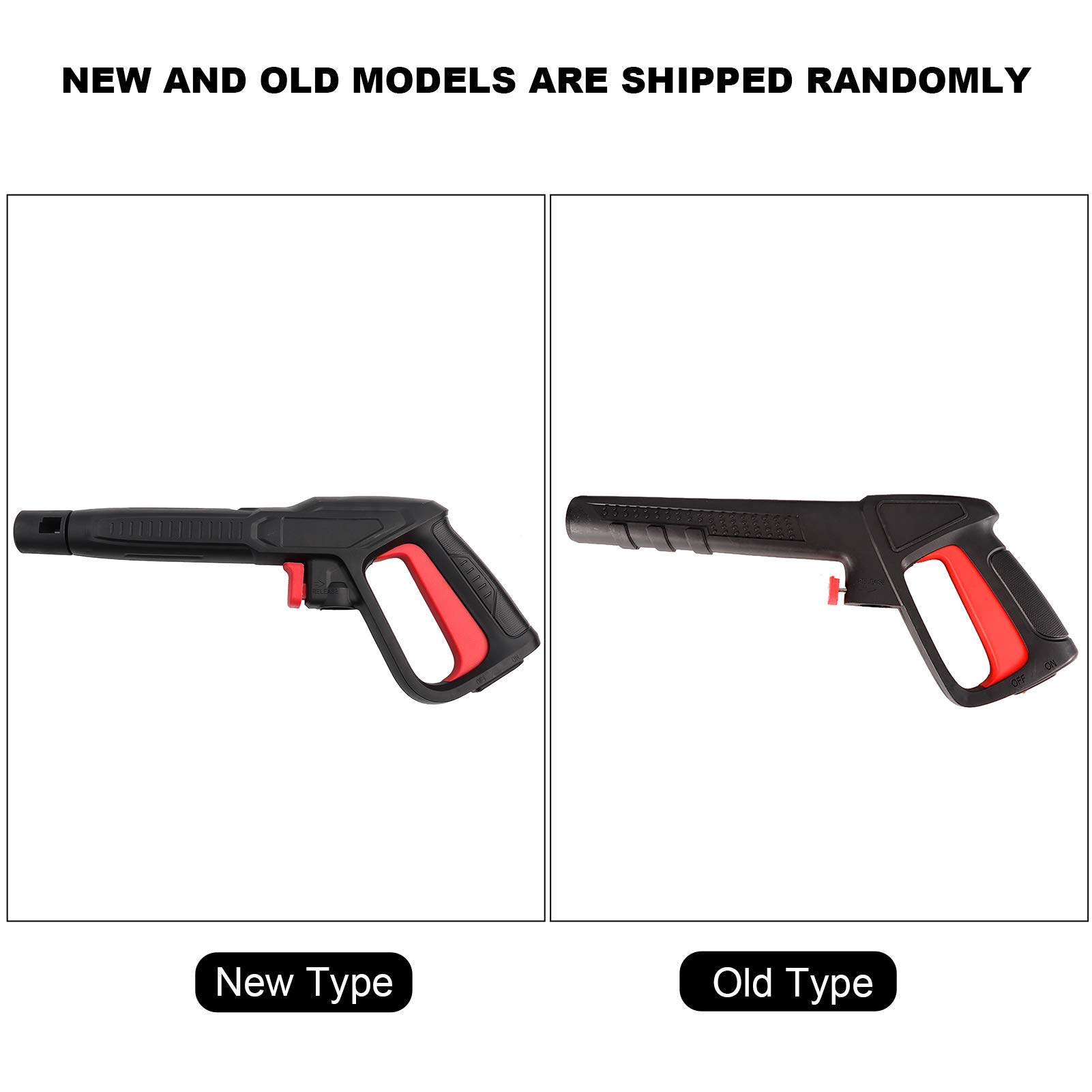 Pistolet natryskowy do myjki ciśnieniowej, kompatybilny z BoschAQT i Black & Decker - 15 MP Clip-On Dysza strumieniowa do czyszczenia samochodów, opon i podłóg