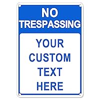 Vista 17 de Custom Metal Personalized Sign Outdoor, Customize with Image Text, Custom Sign for Office, Gate, Home, Parking, Delivery, Pool, Reflective &