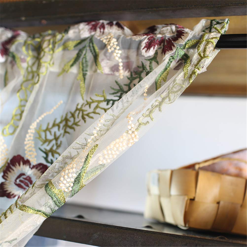 Krótkie zasłony, Zasłona Sheer Valance(W x H 90x57cm)