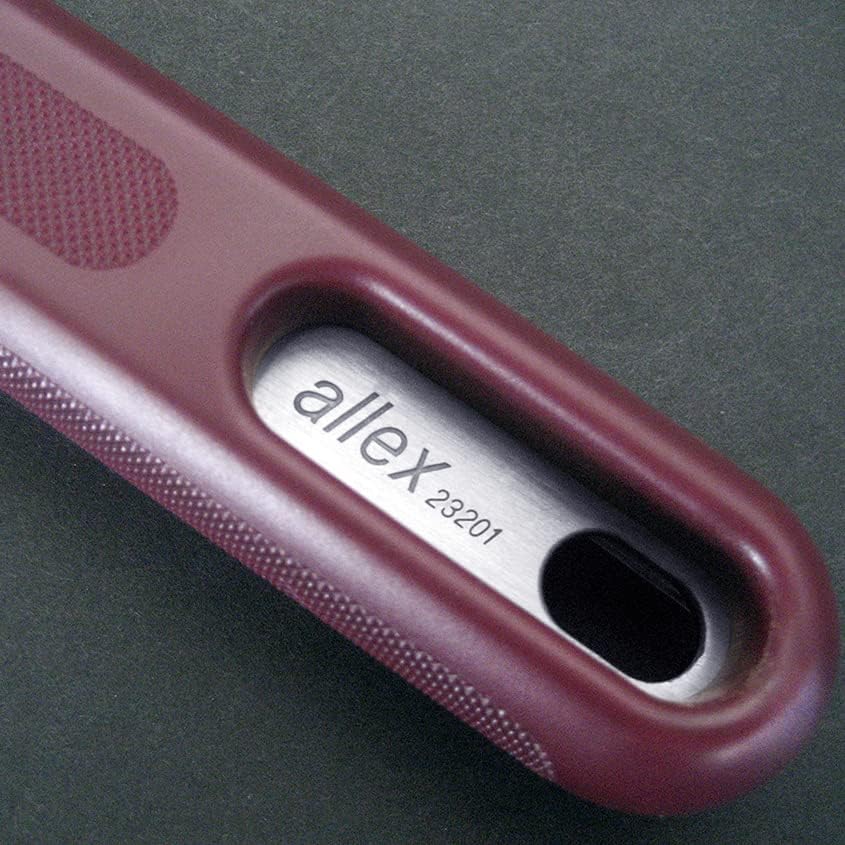 Miniatura 4 de ALLEX Cuchillo de masilla redondeado de 1-14 pulgadas para arte y pintura, hoja de acero inoxidable japonesa flexible, mango de espiga completa,