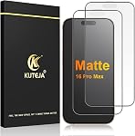 Matte Screen Protector for iPhone 14/13/13 Pro [2 Pack], 9H Full-Screen Matt Tempered Glass Film, Anti-Glare, Anti-Fingerprint, Smooth Touch Screen Protector